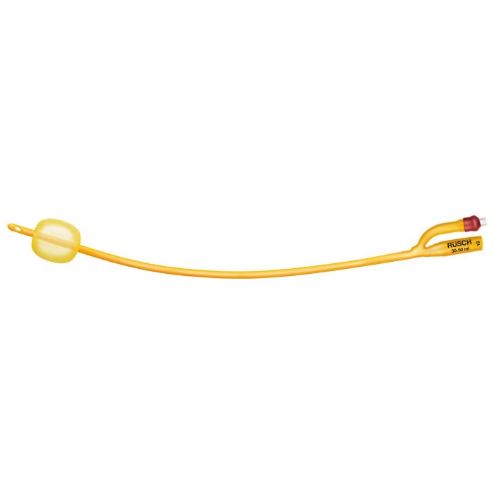 Teleflex Blasen-/Ballonkatheter 30-50ml Gold plus Latexkatheter 1 Stück