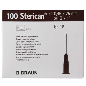 B. Braun Sterican Einmalkan&uuml;len 100 St&uuml;ck Nr.18...