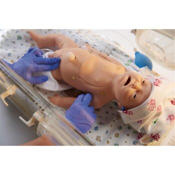 Erler-Zimmer Baby C.H.A.R.L.I.E. Simulator Modell zur neonatalen Wiederbelebung ohne EKG