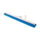 N&ouml;lle Hygiene Abzieher (Wasserschieber) 60 cm, wei&szlig;-Doppel-Lippe blau