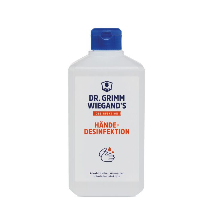 Dr. Grimm H&auml;ndedesinfektionsmittel Hand Desinfektion begrenzt Viruzid PLUS Vierkant Euroflasche