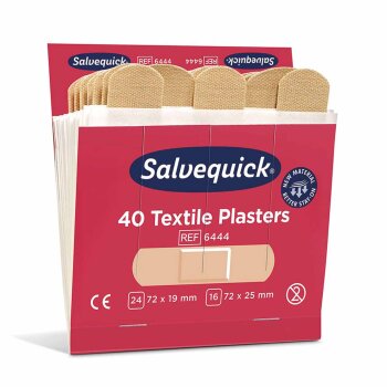 Salvequick Textilpflaster Nachfüllpackung (40 Strips)